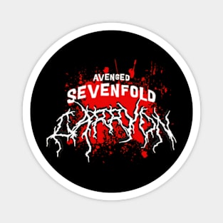 retro house of avenged v3 Magnet